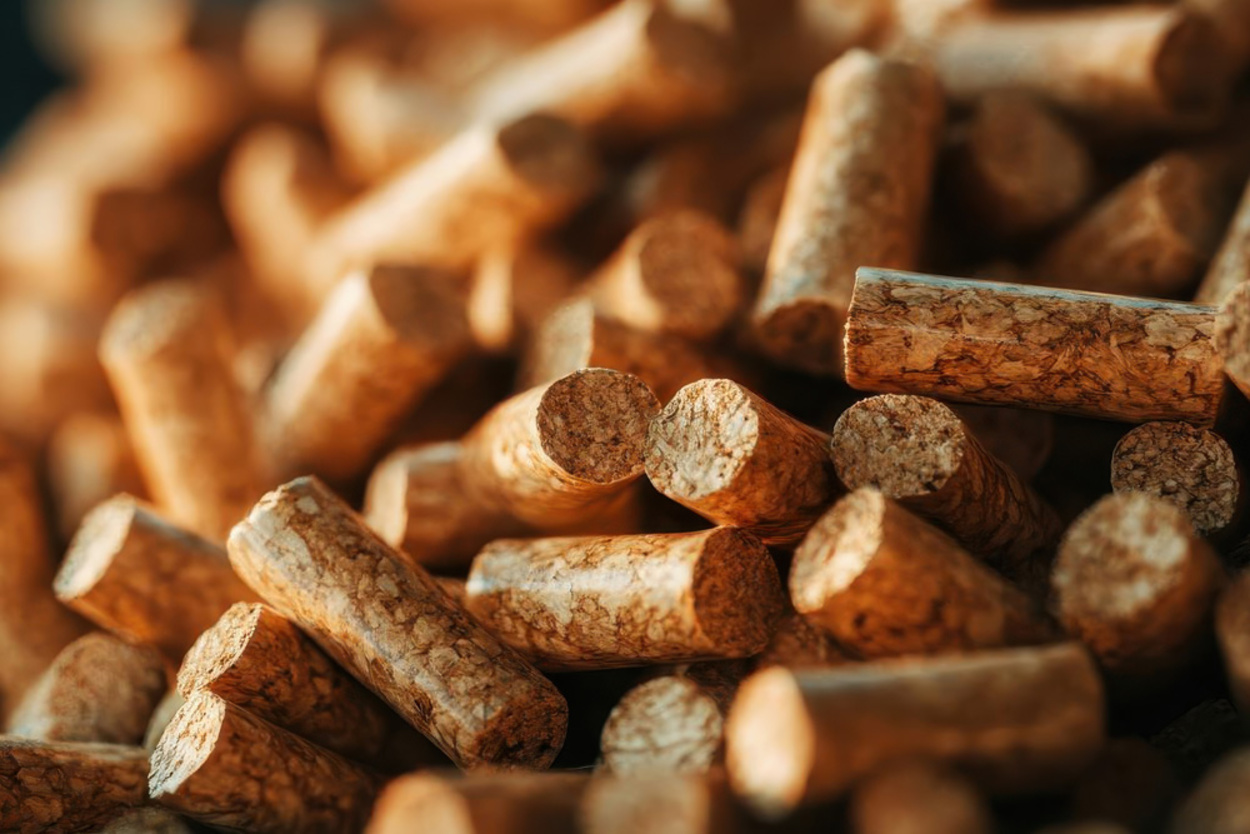 Pelletheizung bei Muster Elektro in Musterstadt